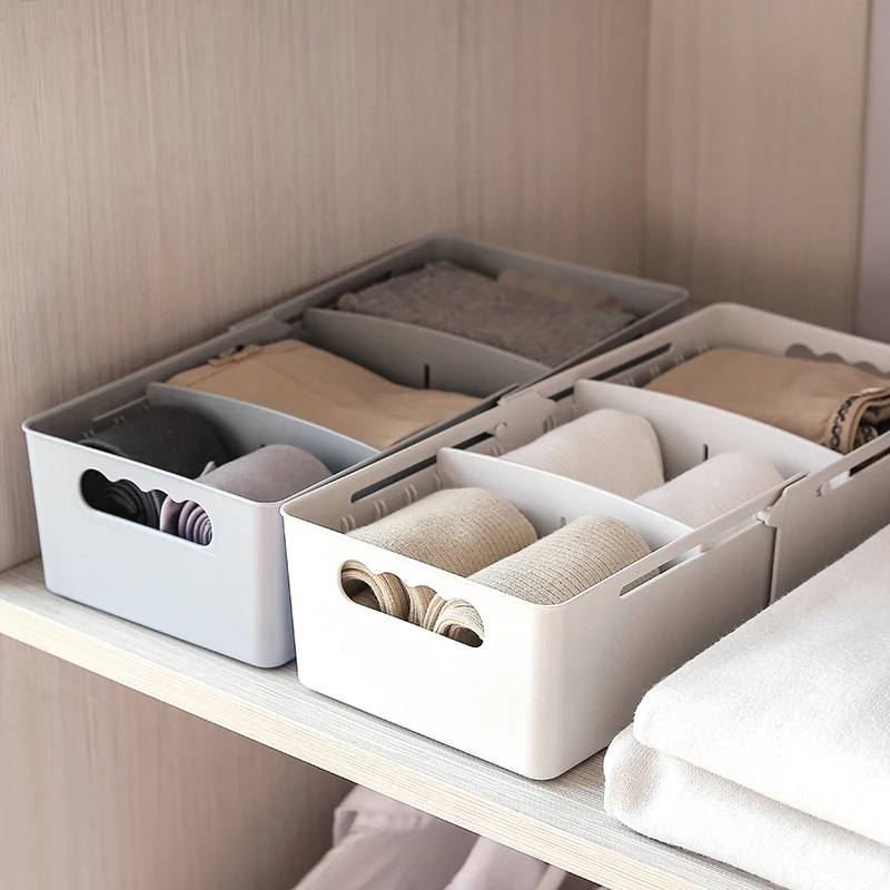 

Retractable Storage Box Underwear Socks Sorting Box Partition Basket Sundries Toys Container Desktop Drawer Home Organizer Tools