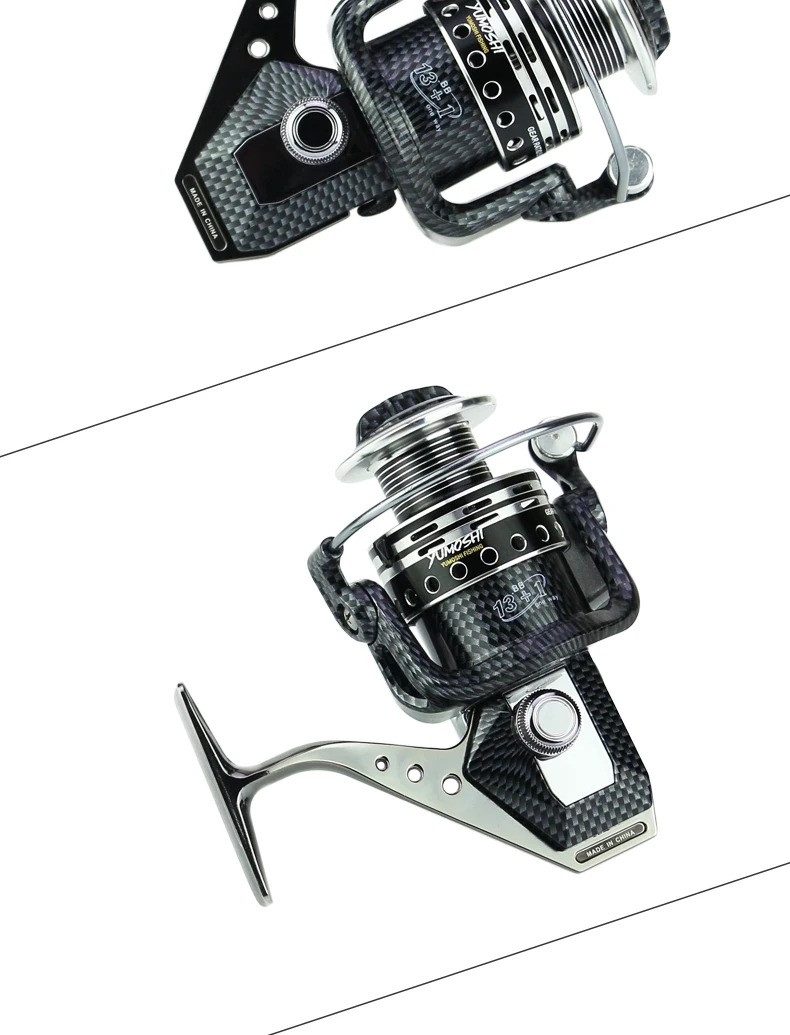 YUMOSHI NON-CLEARENCE SYSTEM ALUMINUM BODY BA6000 12+1BB ,SEA FISHING REELS, FISHING TACKEL