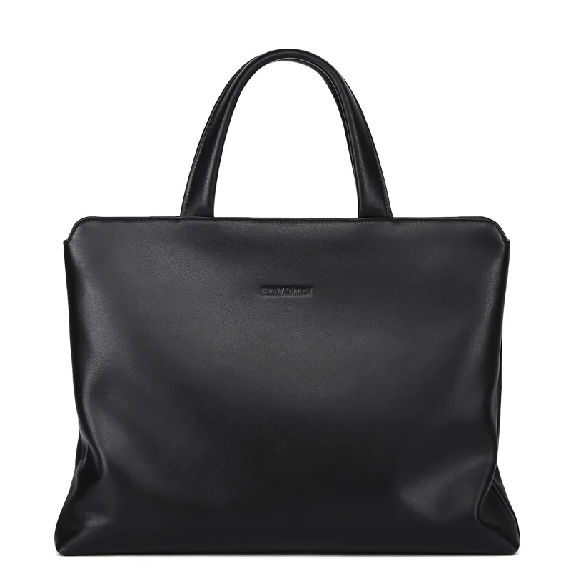 

BOSTANTEN Cow Genuine Leather Business Men Bag for 13" Laptop Tote Briefcases Crossbody Shoulder Handbag Men's Messenger Bag