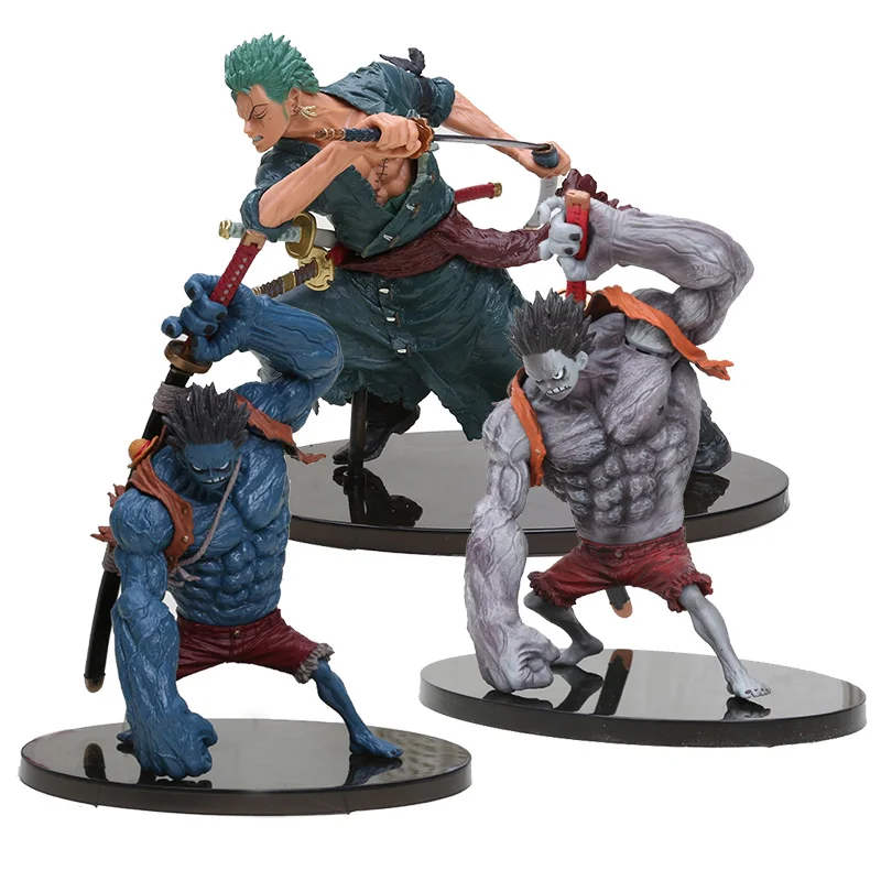 13 см кошмар Луффи ророноа Зоро аниме цельная фигурка песадилья Коллекционная
