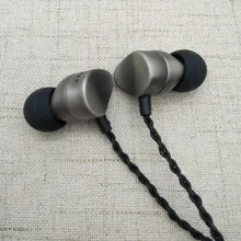 POYATU HiFi Stereo Earphone Hi Res Audio Earbuds Triple Balanced ie80 Tune DJ font b Metal