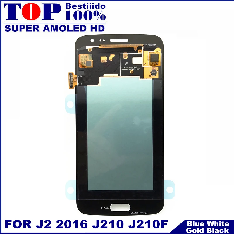 Замена сенсорных ЖК дисплеев для Samsung Galaxy J2 2016 J210 J210F J210Y J210M J210FN Super AMOLED дисплей