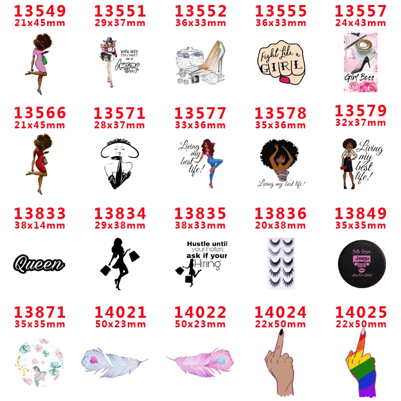 

DIY Craft Supplies cartoon character flat back planar resins 30 pieces. PR-13549-14025