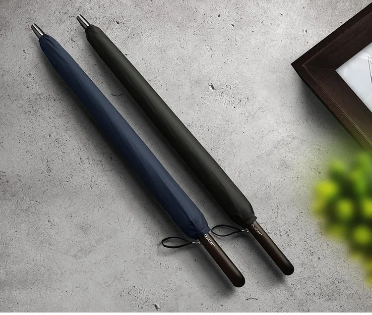 OLYCAT 24K прямой длинный зонтик, ветрозащитный, крепкий, с деревянной ручкой, Зонт от дождя, для женщин и мужчин, деловой бренд, стекловолокно, Paraguas