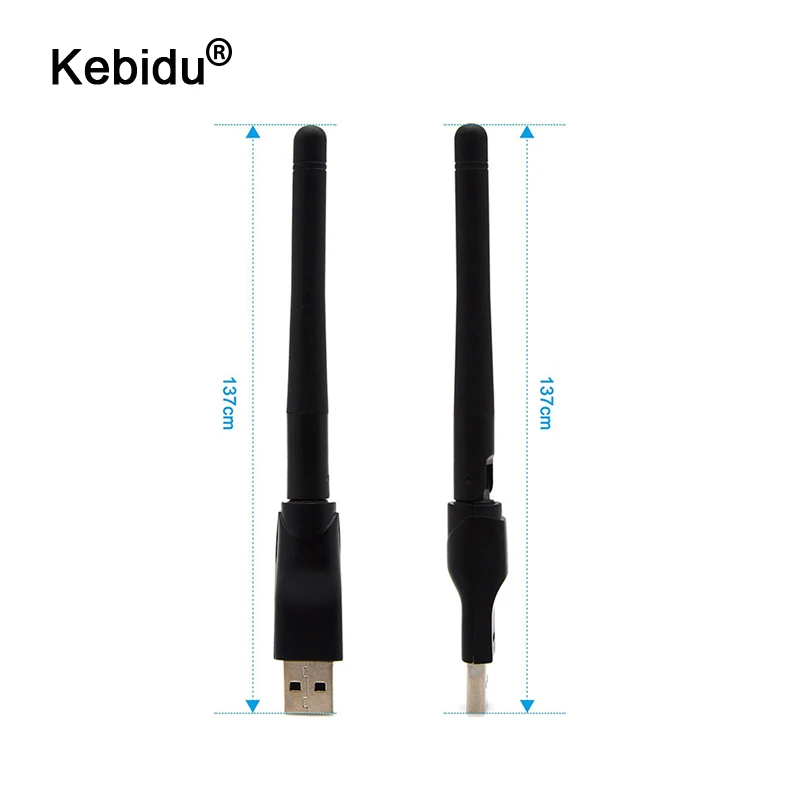 Kebidu Новый 150 Мбит/с USB 2 0 RT5370 Wi-Fi Беспроводной сетевой карты 802 11 b/g/n Сетевой адаптер