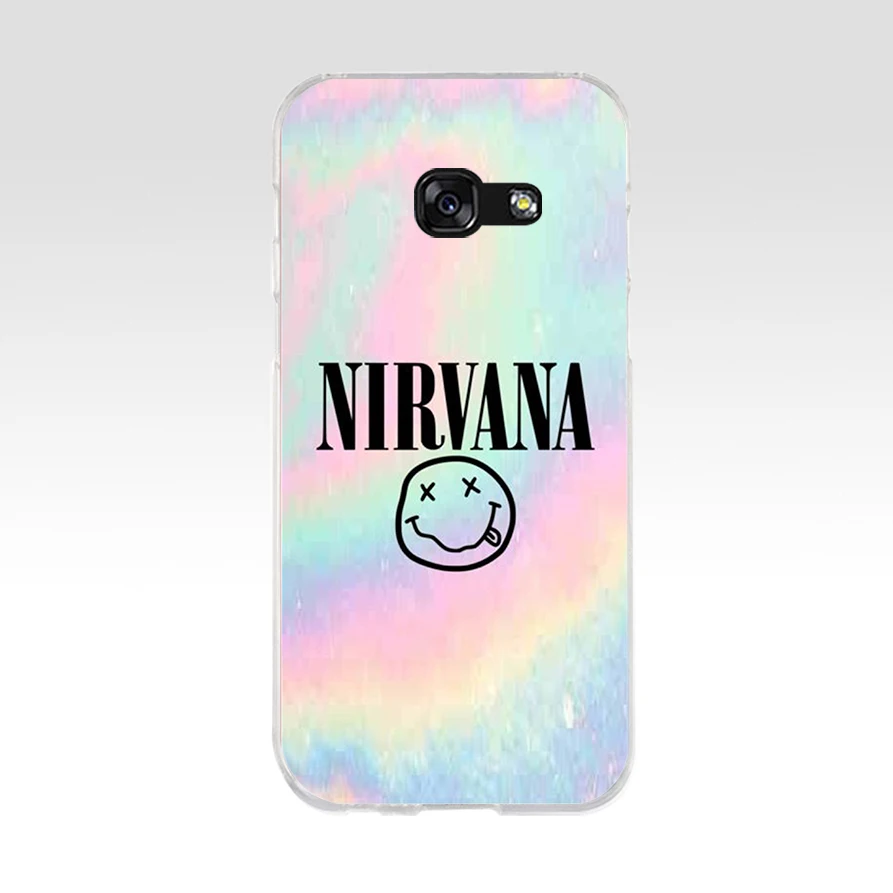 162 NIRVANA рок н ролл Группа Курт Мягкий Силиконовый ТПУ чехол для телефона Samsung a3 a5 a6