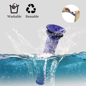 

Kit Filters For Dyson V7 V8 Cordless Vacuum Cleaning brush Rear Replacement Parts Practical