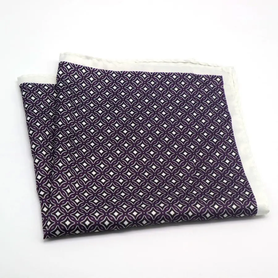 Распродажа, популярный большой платок 32x32 см, мужские повседневные носовые платки в горошек с узором пейсли - Цвет: DF21