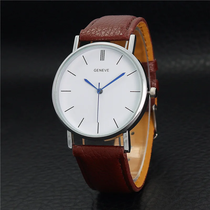 

2019 Relogio Masculino Luxury Brand New Men's Strap Watch Fashion Quartz Ladies Watch Geneva Clock Christmas Gift Reloj Mujer YA