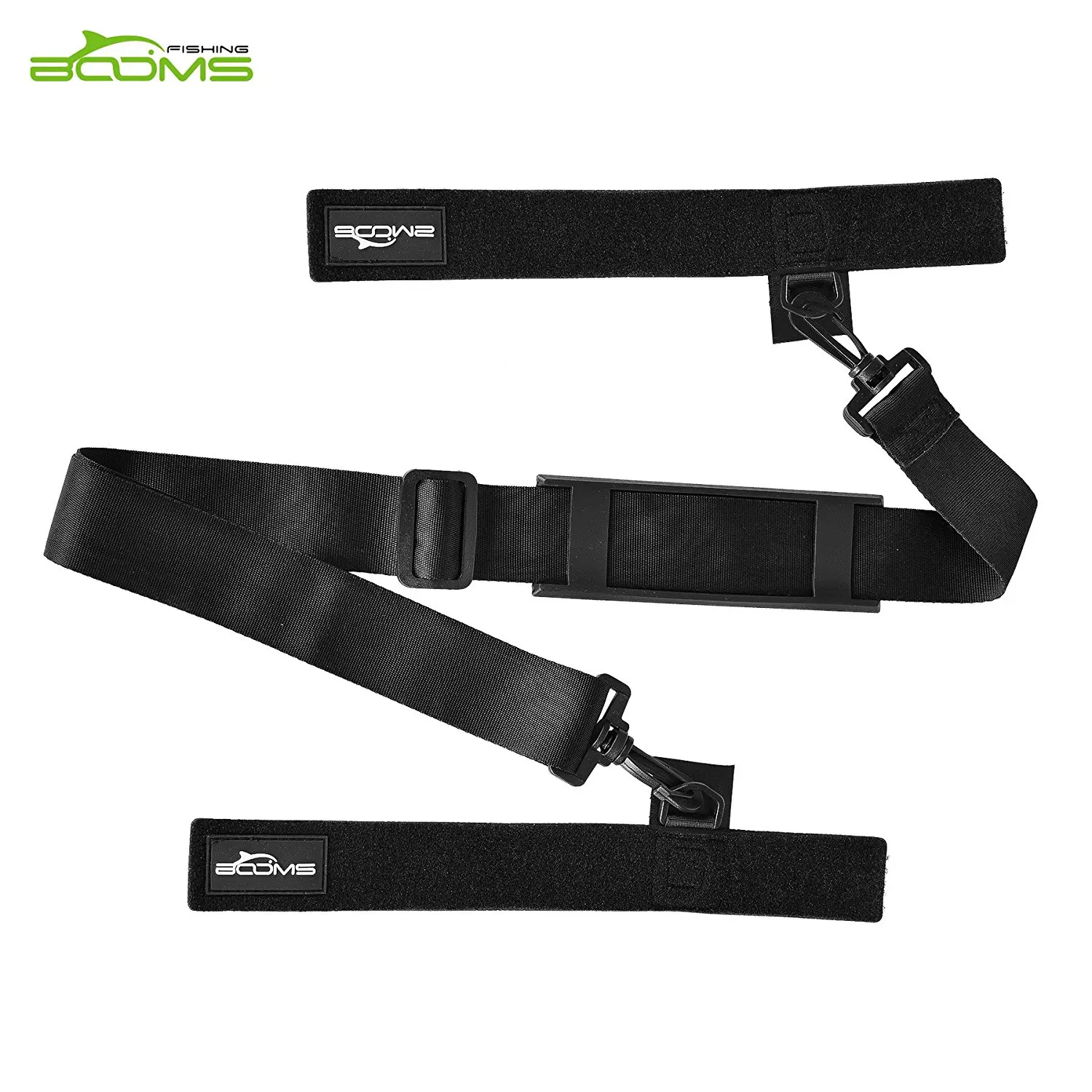 Booms Fishing RS4 Rod Carry Strap Sling Shoulder Belt, Black