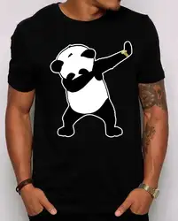 Футболка унисекс с принтом панды, забавные вечерние футболки с рисунком медведя, танцевальные футболки