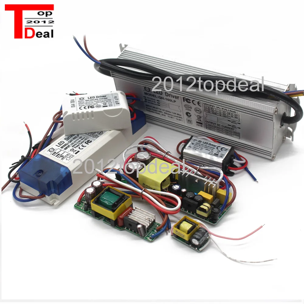 

LED Driver Power Supply 1W 3W 5W 10W 20W 30W 36W 50W 100W 300mA 600mA 1 3 5 10 30 50 100 W Watt Waterproof Lighting Transformers