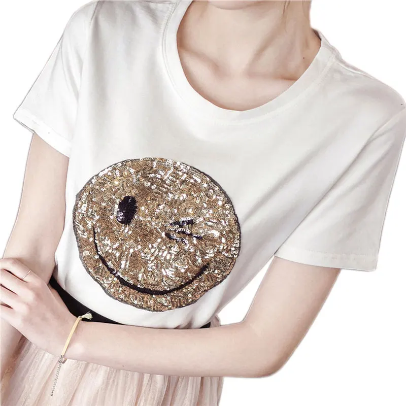 Fashion Patchwork Sweet Creative Sequin 