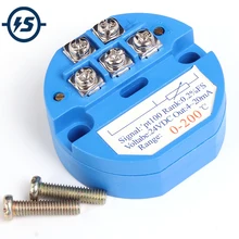 RTD PT100 датчик температуры метр передатчик изолированный детектор Модуль-200-200 Celsuis 0-600 Celsuis 4-20MA