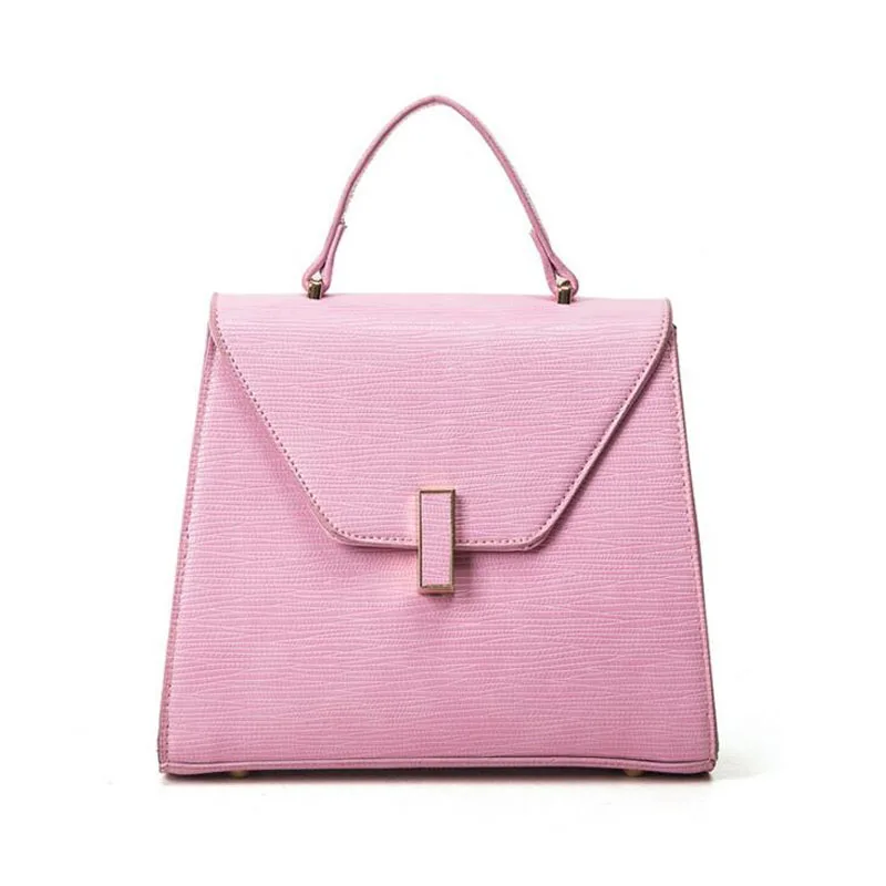 

Fashion Design Women Doctor Bag Lizard Grain Leather Handbags Ladies Shoulder Tote 2017