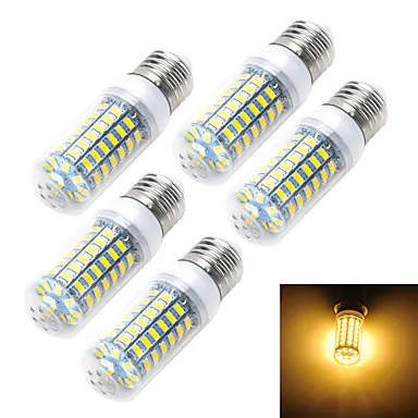 

5 шт./упаковка, светодиодные лампы E27 69 SMD 8 Вт