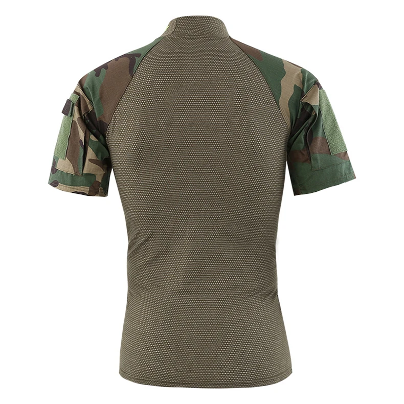 Camiseta masculina militar tática de combate, camiseta