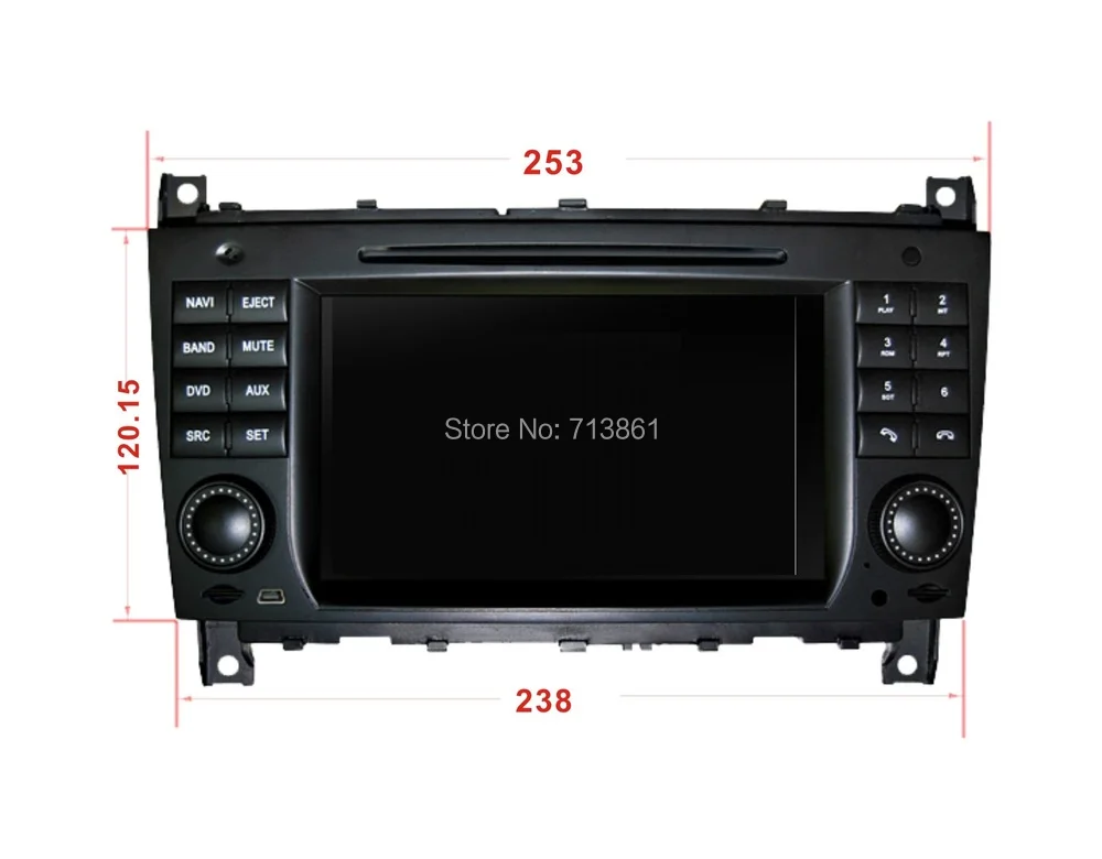 Top Android 7.1 for mercedes w209,cls w219 2006-2008 2din car dvd,gps,3G,Wifi,radio,bluetooth,Steering wheel Canbus Free 8g map,mic 3
