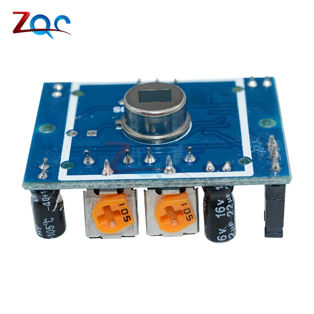 2 шт. SR501 HC-SR501 Отрегулируйте пироэлектрический инфракрасный PIR модуль датчик движения модуль детектора для Arduino
