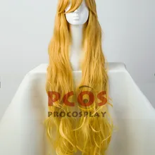 RWBY Ян Сяо Длинные Косплэй желтый парик mp000715