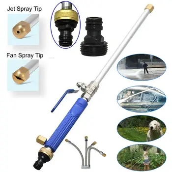 

High Pressure Water Gun Spray Nozzle Power Water Hose Wand Washer Wand Jet Kit