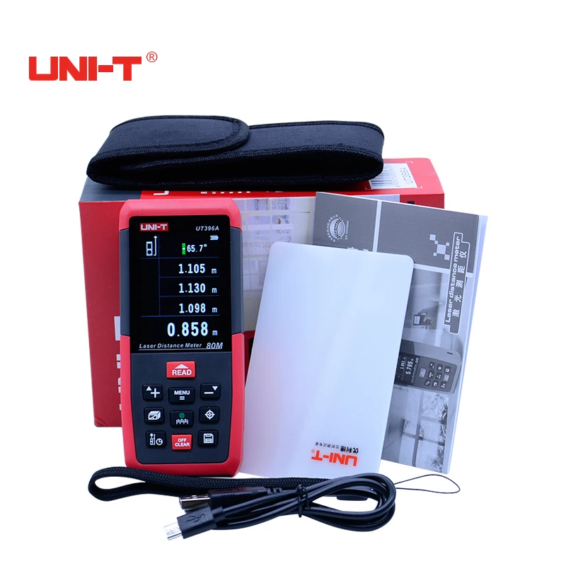 

UNI-T Digital Laser distance meter 50M/70M/80M/100M/120M Color Screen protector Area/Volume telemetre with LCD backlight display