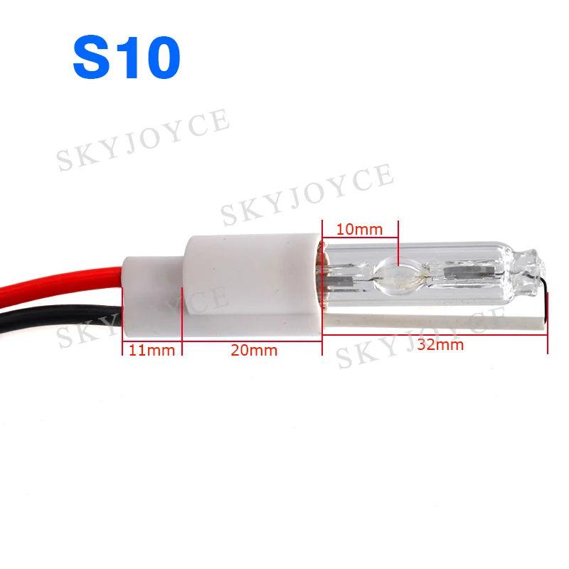 SKYJOYCE 35W 55W S10 S15 S18 S21 Ceramic Base HID Xenon Bulb For 2.2 2.5 2.8 3.0 Inches Q5 Bi Xenon Projector Lens 4300K 6000K