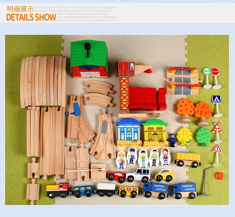 Деревянный поезд трек набор деревянная железная дорога в паззле с и друзьями рельсы Transit Brio деревянная железная дорога игрушки для детей Подарки