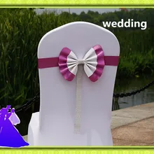 Marious бренд 15*45 см кожаный стул лук свадебный дешевый стул Декор-покрытие для продажи