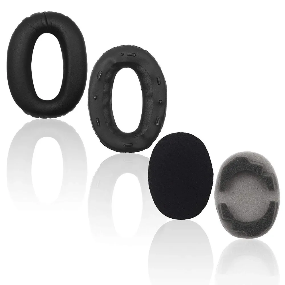 Replacement Foam Ear Pads Cushions for Sony WH1000XM2 MDR-1000X Headphones with Clip Ring and Tuning Tone Cotton Earpad Best Price (6)