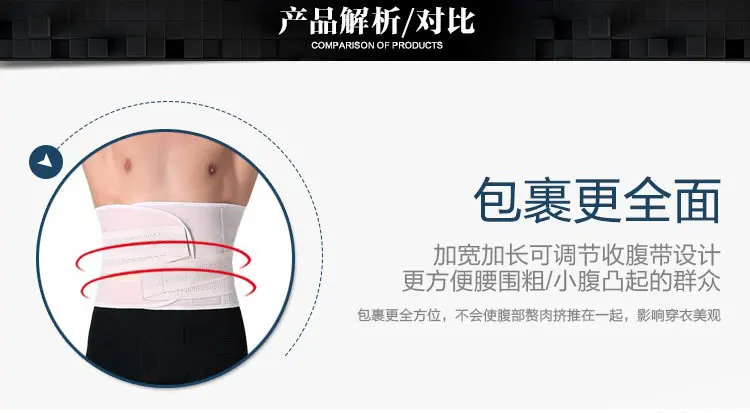 Stylish Men Tight Bellyband Waist Belt Beer Belly Elastic Corset Slimming Body Protected Shaping Band Belt (16)