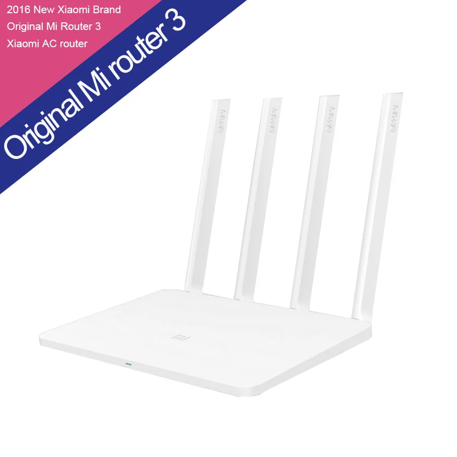  Latest Original XiaoMi Router 3 128G ROM Processor MT7620A WiFi Wireless Support Windows Android IOS 2.4GHZ/5GHZ APP Control 