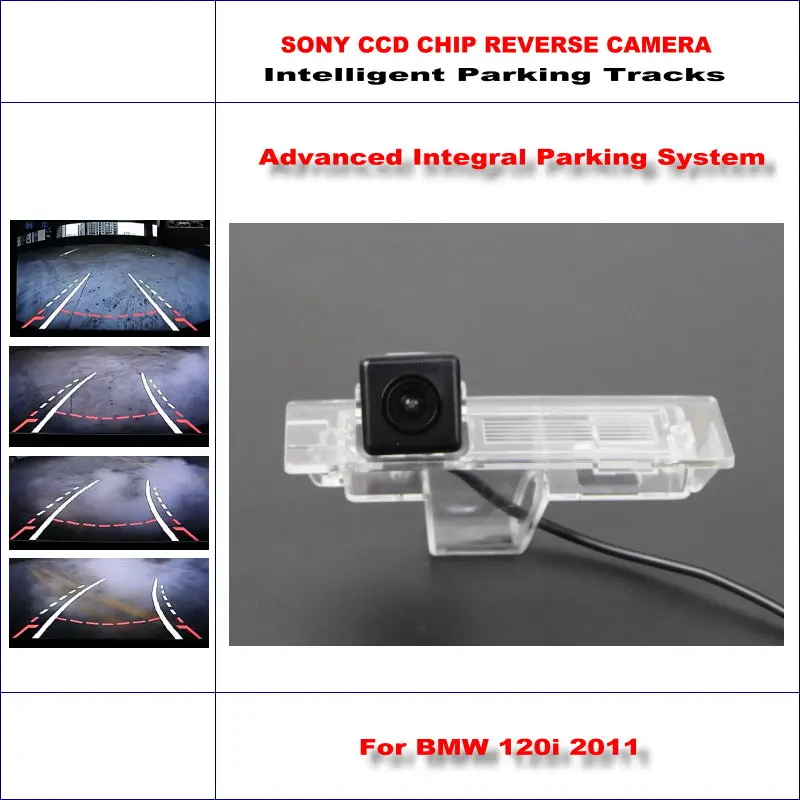 

HD CCD SONY Rear Camera For BMW 120i 2011 Intelligent Parking Tracks Reverse Backup / NTSC RCA AUX 580 TV Lines