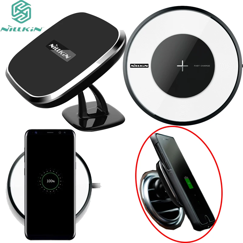 For iPhone X Charger NILLKIN Magic Disk 4th generation Qi Wireless Fast Charging Pad For iPhoneX