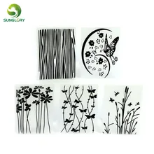 5PCS Flower Texture Sheet Set Butterfly Grass Texture Mat Sugar Craft Decoration Cookie Fondant Cake Mold Cupcake Baking Mold bakers ez way dragees silver sugar cake cupcake cookie sprinkles 2mm