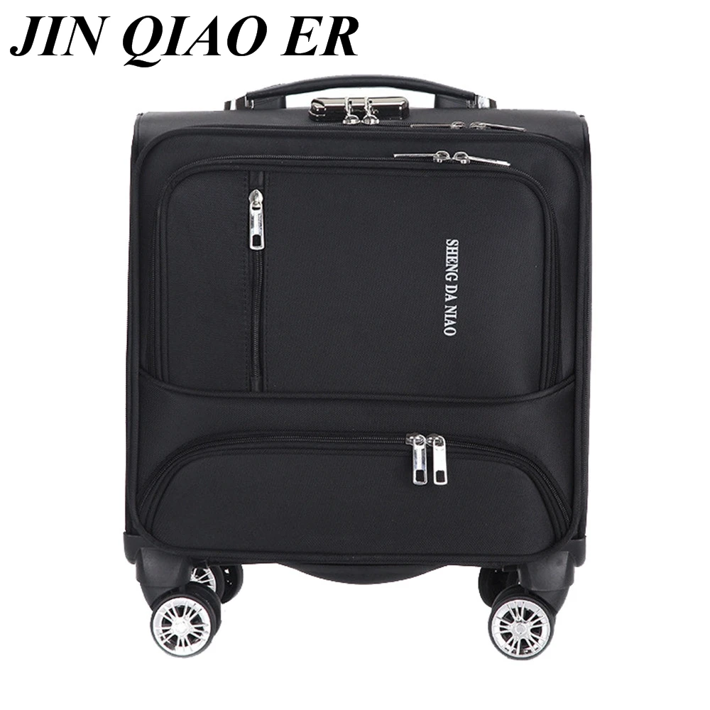 

Fashion Commercial Travel Suitcase Universal wheel Aluminium alloy rod Trolley Oxford cloth boarding box password box