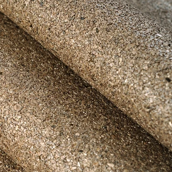 

2018 Vermiculite Home Wallcovering Pearls Shine Brown Textures Mica Wallpaper For Office Decoration