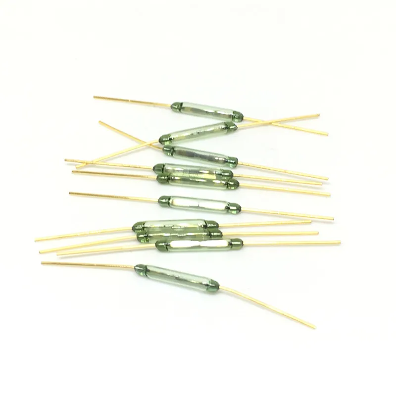10pcslot MKA14103 reed switch, magnetically controlled magnetic switch 2X14MM normally open 2
