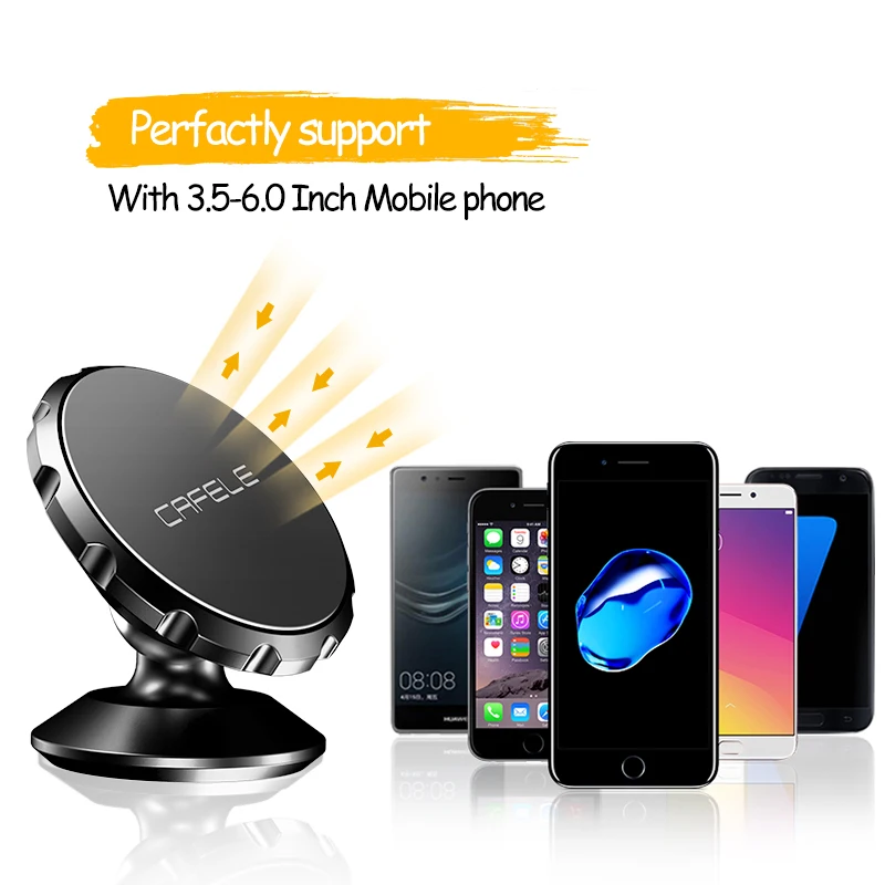 Phone holder magnetic phone holder phone stand car phone holder cell phone holder car suction cup holder CAFELE Car Phone Holder Magnetic smartphone stand telephone GPS stand For phone Car Holder Stand soporte flexible movil