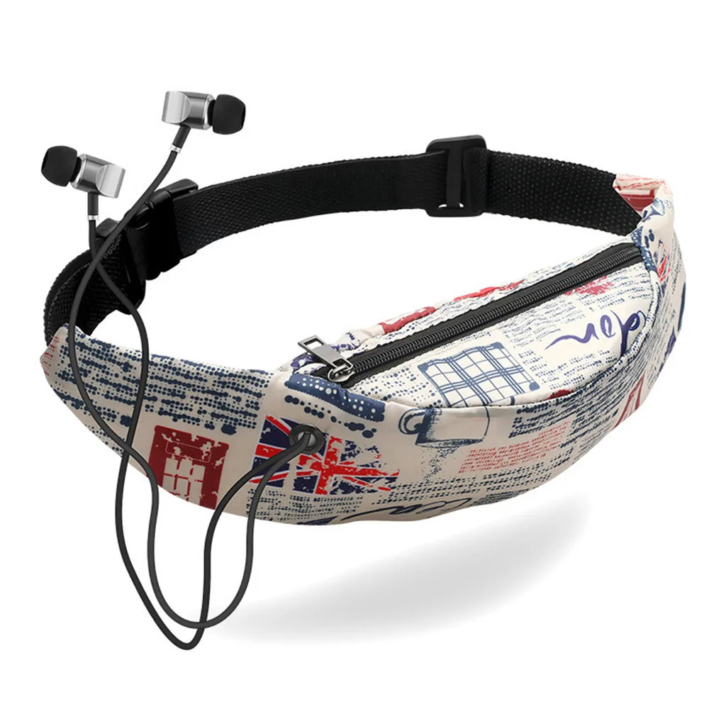 

Fanny Pack Colorful Waist bag Waterproof Travel Fanny Pack Mobile Phone Waist Pack Belt Bag Sports Money Holder Sac Banane #P