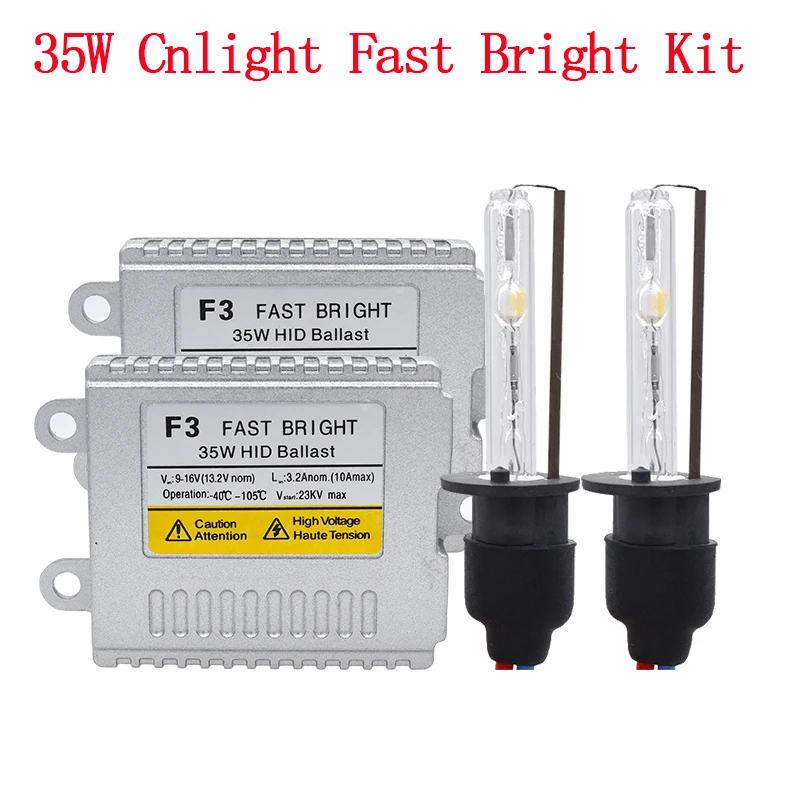 35W Cnlight Fast bright hid kit