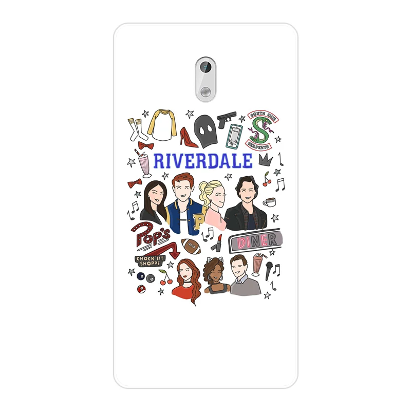 Накладка на заднюю панель American TV Riverdale для Nokia X6 7 Plus Nokia3 Nokia5 Nokia6 мягкий силиконовый