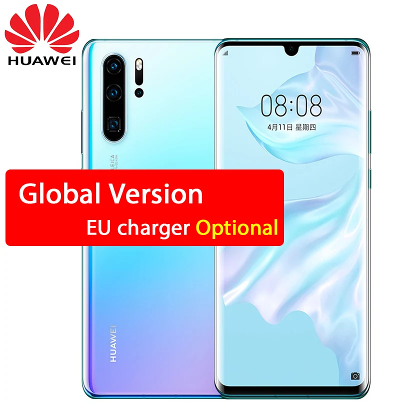 Оригинальный Huawei P30 Pro мобильный телефон 6 47 ''полный экран OLED FHD + Kirin 980 смартфон