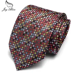 Новый дизайн Для мужчин; галстук официальная деятельность vestidos Свадебный Классический Сетка в полоску 7,5 см corbatas модное платье-рубашка