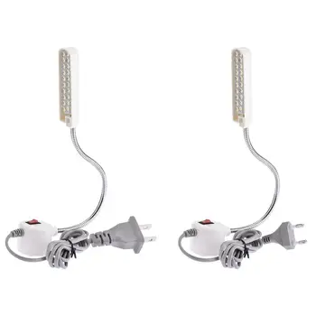 

Kaigelin Portable EU/US Plug Sewing Machine Light LED Lights 2W 30LED With Magnets Base Industrial Lamp for Sewing Machines