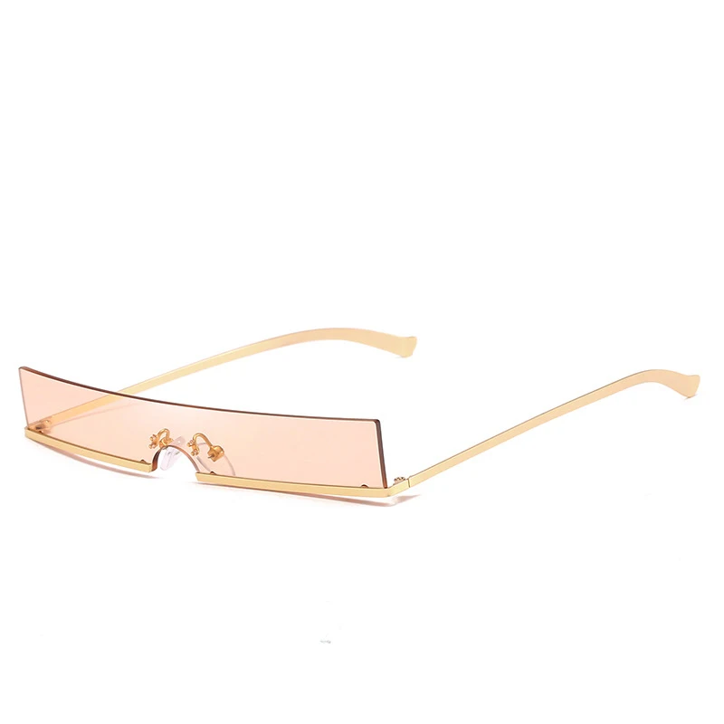Новая мода прямоугольная маленькая оправа очки ночного видения с желтыми линзами очки для вождения для мужчин и женщин дизайнерские очки 9306CJ - Цвет оправы: NO.2