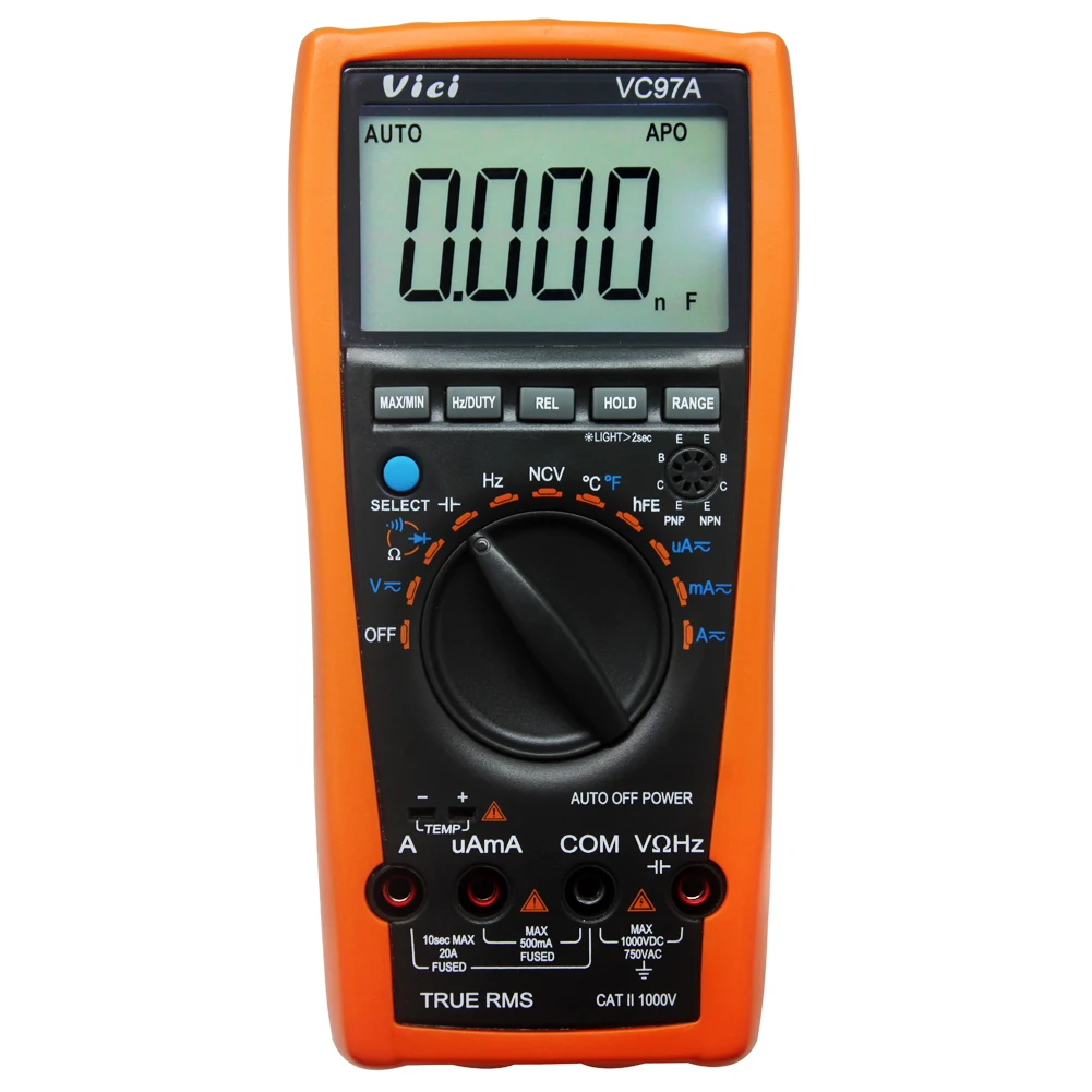 Najtaniej VICI VC97A 3999 cyfrowy Auto zakres true rms multimetr z przypadku wymiany VC97A