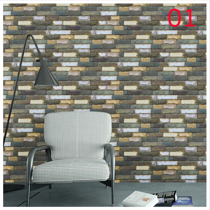 Decoracion Del Hogar 3d Ladrillo Piedra Con Efecto Rustico