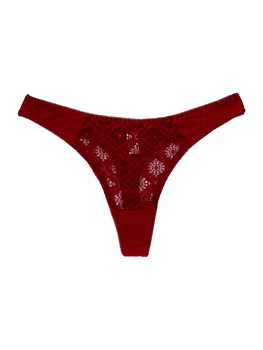 

Thong cotton with lace