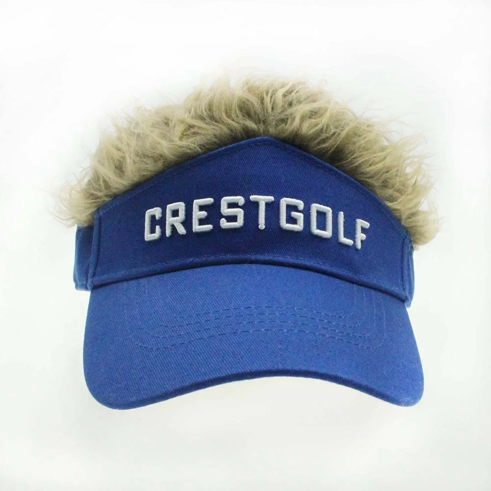 CRESTGOLF Регулируемая поддельная Кепка для гольфа мужская шляпа парик/волосы бейсбольная кепка для гольфа с несколькими цветами